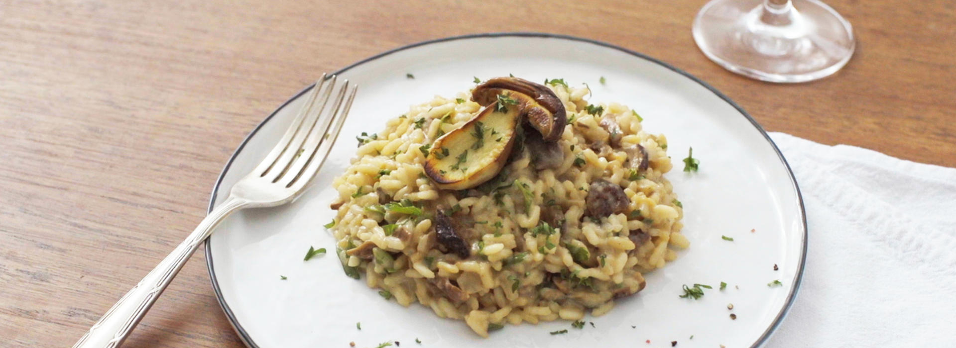 Risotto – Steinpilz mit Safran