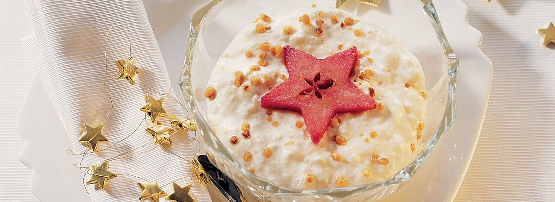 Apfel-Nougat-Creme mit Apfelstern